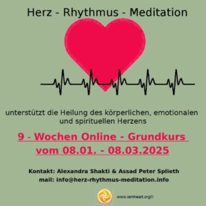 Einführungs- und Grundkurs in Herz-Rhythmus-Meditation (HRM)